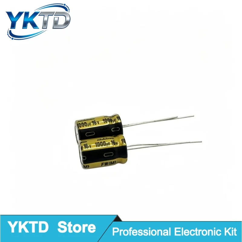 

10pcs NICHICON UFW1C102MPD 1000UF 16V 10X16mm FW Series Electrolytic Capacitors Hi-Fi Audio Capacitor 16V1000UF 1000UF16V