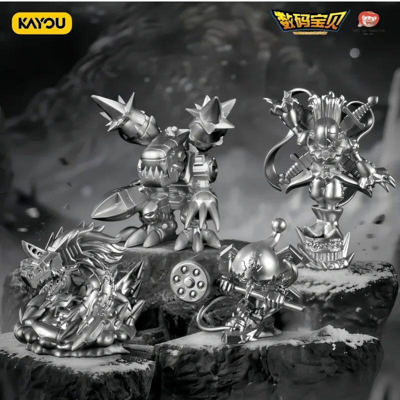New Arrivals Genuine Kayou Digimon Dimensional Evolution Series Blind Box Mini Eraser 3d Figure Model Cards Surprise Gift Toys - view 5