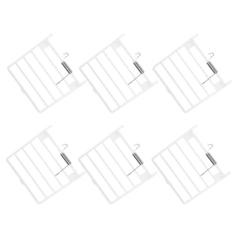 6 قطعة قفص العصافير الباب الربيع استبدال ABS البلاستيك آمنة الحيوانات الأليفة حمامة الببغاء قفص أجزاء قفص الطيور ملحق حمامة لوازم #3