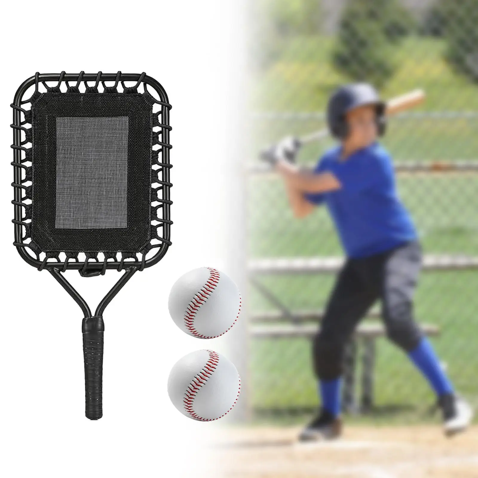 Baseball Racquet for Parents Iron Baseball Practice Racket for Fly Balls