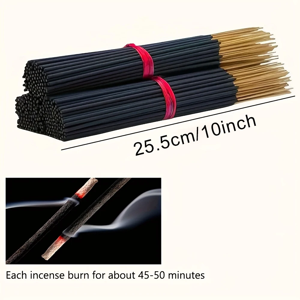 245 أعواد بخور من الخيزران الطبيعي - عطر يدوم طويلاً، تحتوي على حكيم أبيض، قفازات، مر، كمثرى، زهر الكرز، المسك الأبيض، عشب الليمون والفانيليا، مناسبة للمنزل والمكتب واليوجا والتأمل والفنادق - مثالية لعيد الميلاد والهالوين وعيد الفصح #3