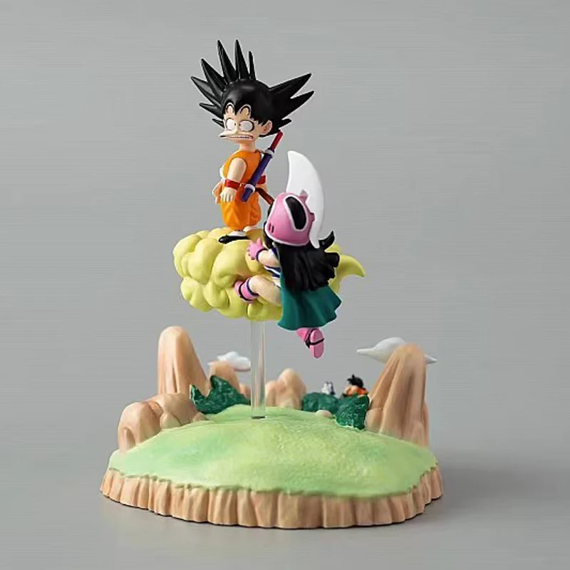 Anime Dragon Ball Figures Goku Figurine Chichi Action Figure Dbz Pvc Statue Cute Doll Gk Collectible Model Decoration Toys Gifts