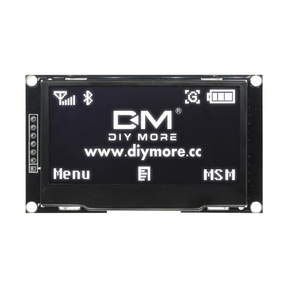 2.42 Inch 2.42 "Oled Display Module 128X64 Lcd Hd Scherm Bord Module Ic I2c Spi Serial Ssd1309 Voor Arduino