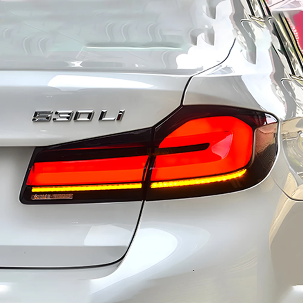 

For BMW 5 Series G30 G38 520i 530i 540i 550i 2018-2020 LED Auto Rear Back Lamp Assembly Upgrade 2021 Style Taillight Accessories