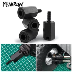 YEAHRUN Steel Wheel Hex Hubs Extended Adapter 20mm Wider for Axial SCX6 AXI05000 Wrangler 1/6 RC Crawler Car Upgrade Parts