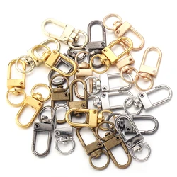 5pcs/Lot 32x12mm Gold Silver Plated Snap Lobster Clasp Hooks Jewelry Findings DIY Keychain Neckalce Bracelet Supplies Wholesale