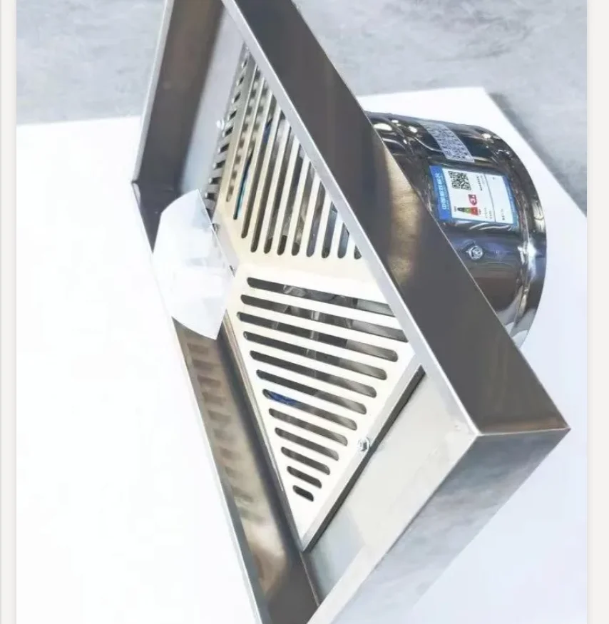 220 فولت قوية 201 الفولاذ المقاوم للصدأ المطبخ شفاط المطبخ مروحة العادم قوية شفط السقف شنت CBA #6