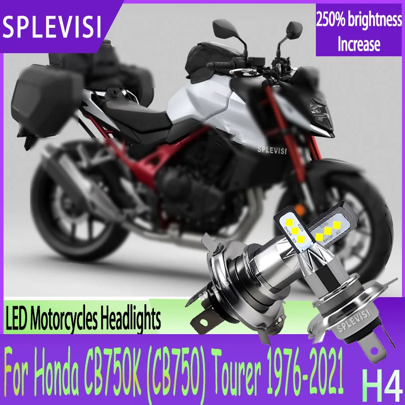 

12V 60W LED Bulb Aluminum Radiator for Motorbikes For Honda CB750K (CB750) Tourer 1976 1977 1978 1979 1980 1981 1982 1983-2021