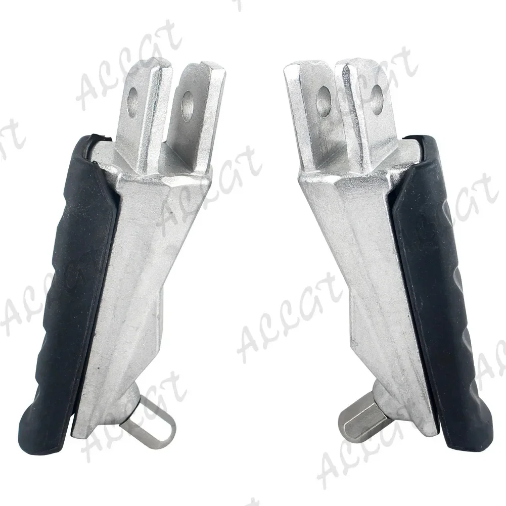 ALLGT Front Footrests Foot pegs for BMW F800S 2004-2008 & F800ST 2004 2005 2006 2007 2008 2009 2010 2011 2012