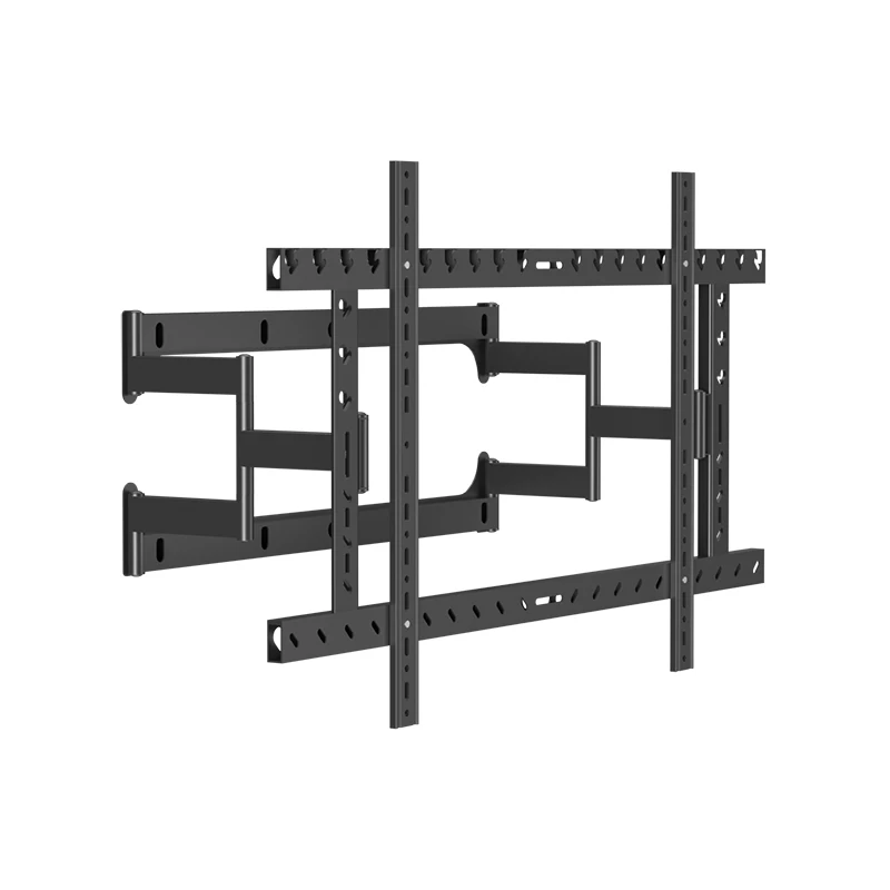 DY1020 Large Size 55 to 120 Inch TV 90kg Load Full Motion Adjustable Ultra-thin Wall Telescopic Swing Television Mount