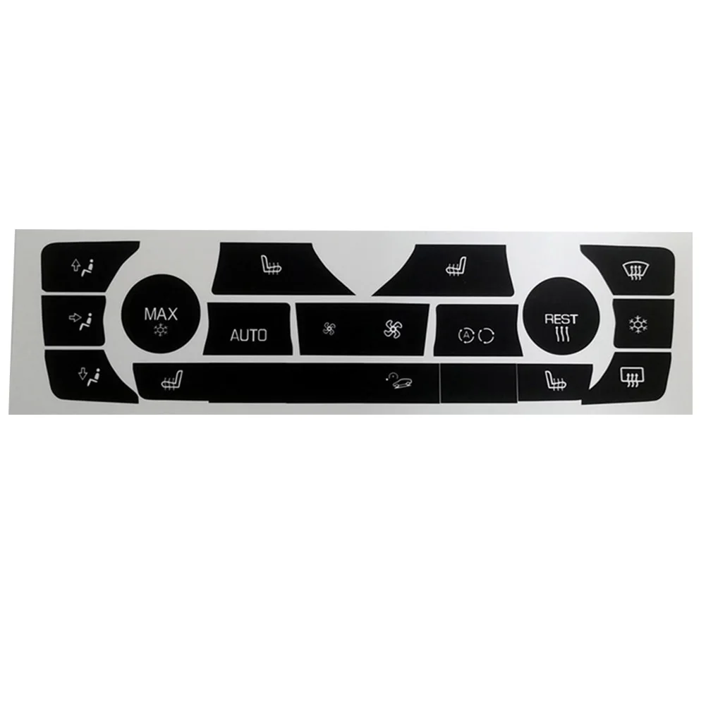 Car Accessories BLACK Stickers Enhanced Aesthetic Appeal Left-Hand Drive Compatibility Dashboard Transformation