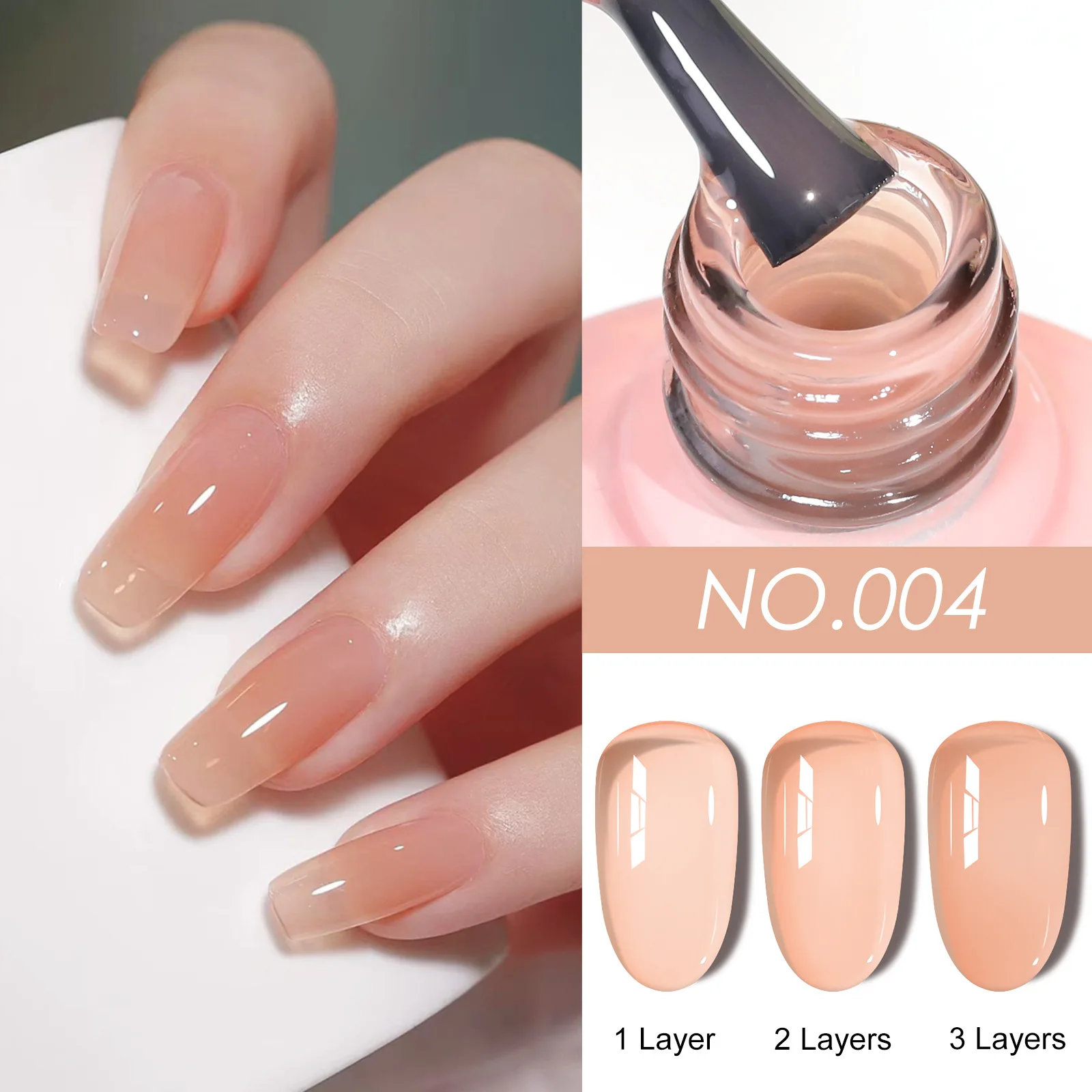 7.5ml 젤 매니큐어 바니시 풀 커버리지 슈퍼 텍스처 글리터 Gorgeou 매니큐어 폴란드어 아이스 투명한 네일 아트 네일 오일 접착제