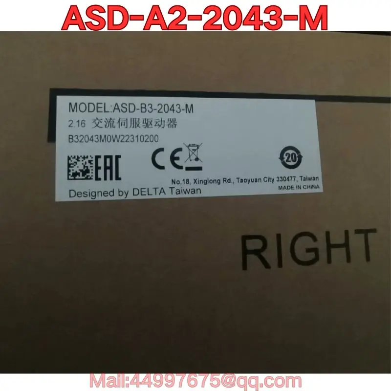 Brand new ASD-B3-3043-E ASD-B3-2043-L ASD-B3-2043-M servo drive Latest prices for August 2026