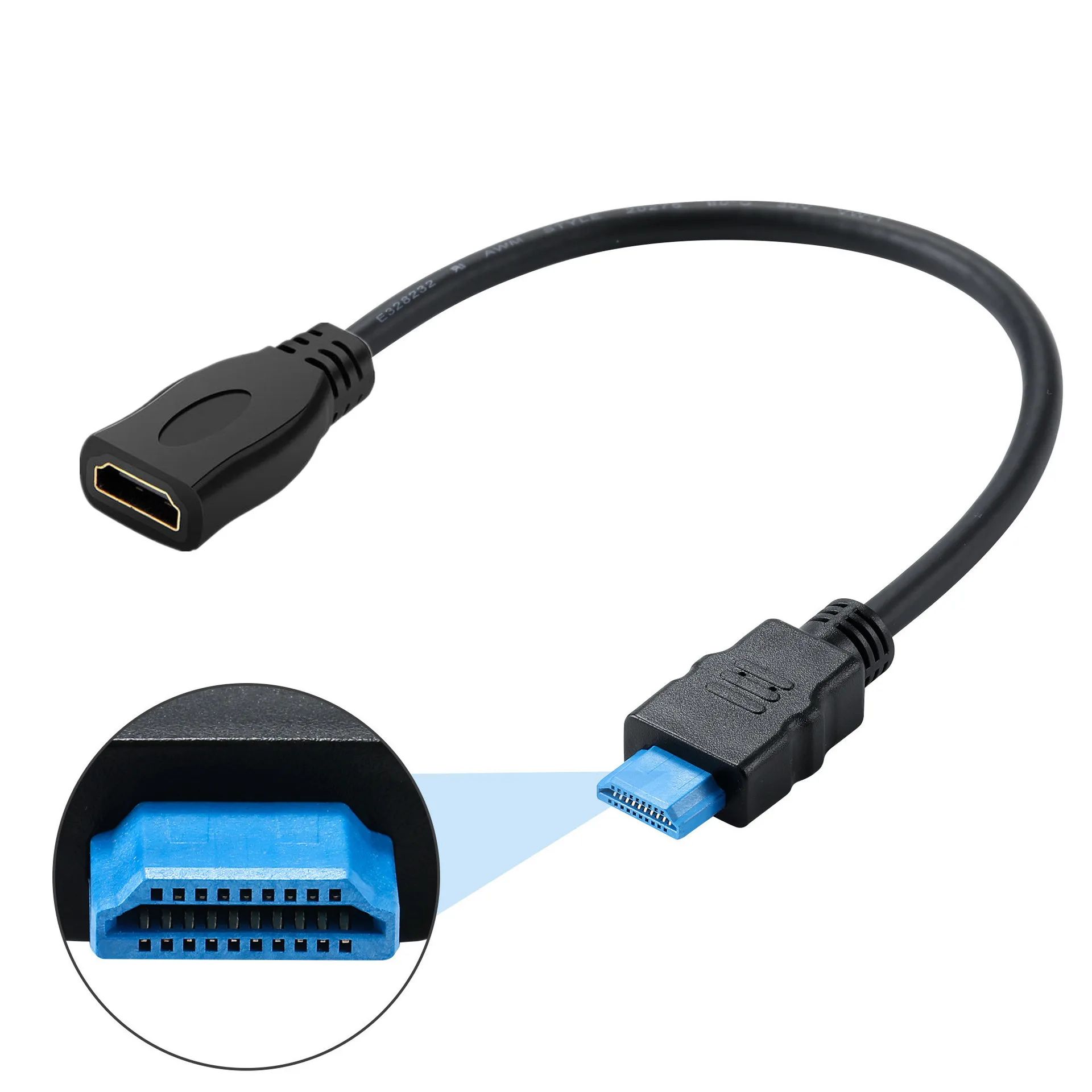 4K HDMI Computer Cable , Plastic LCP connector wear-resistant, scratch-resistant, anti-static digital device test cable