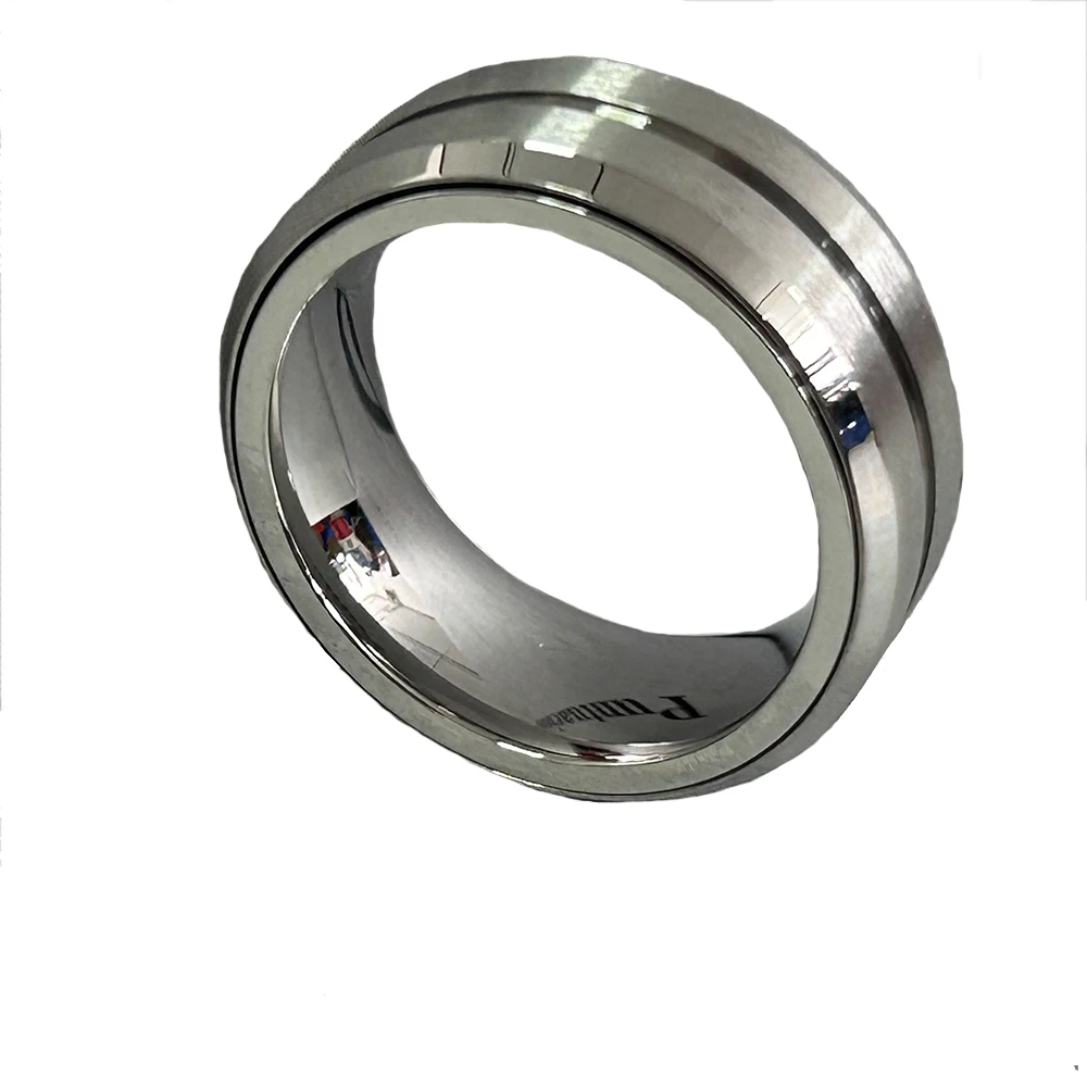 Rotatable Ring Fashion Accessories Ratchet Ring Stress Relief for Adults Metal ADHD Leisure Fingertip Ring Gear Toy