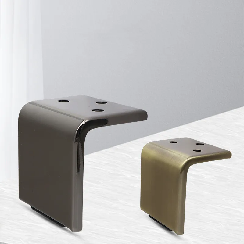 4Pcs New Metal Sofa Foot Light Luxury Cabinet Foot TV Cabinet Bathroom Cabinet Support Foot Hardware Accessories