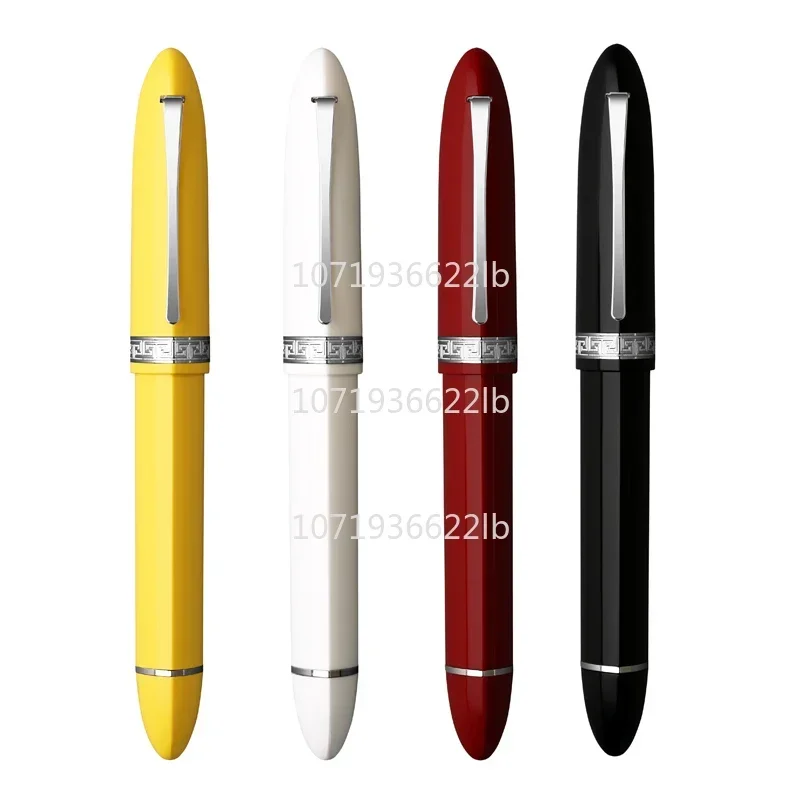 Majohn V60 Piston Fountain Pen EF/F Long Knife Nib Triangular Resin Office Gift School Supplies Pens For Writing