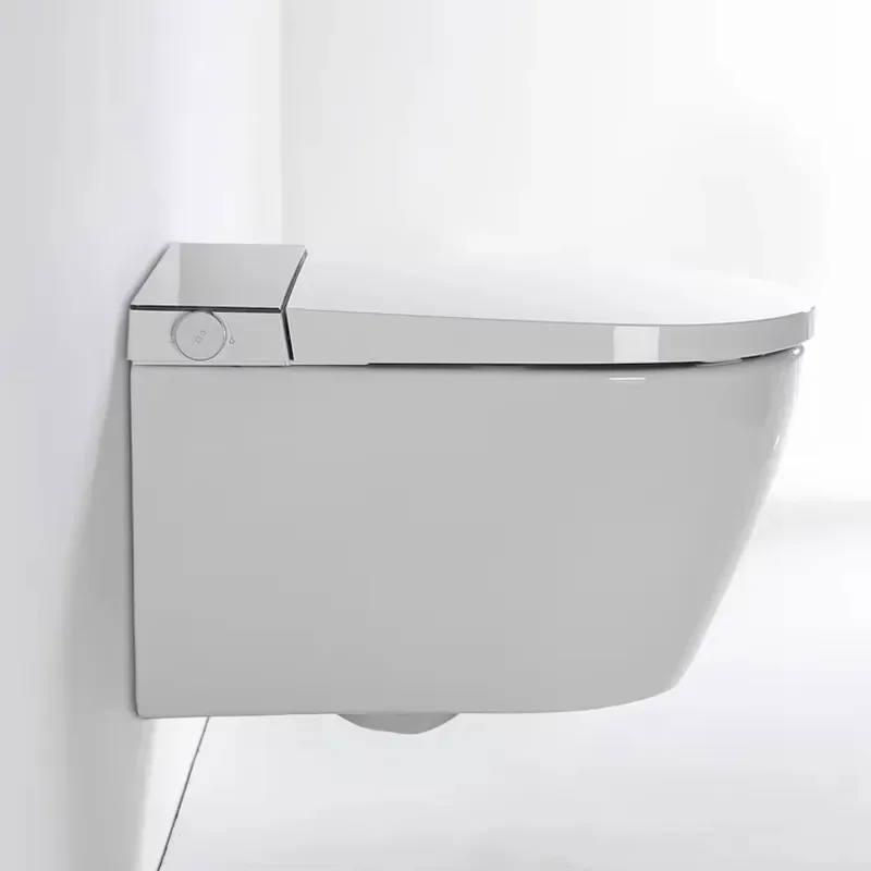 Smart Wall Mounted Toilet Complete Set Modern Design Bathroom Fixture