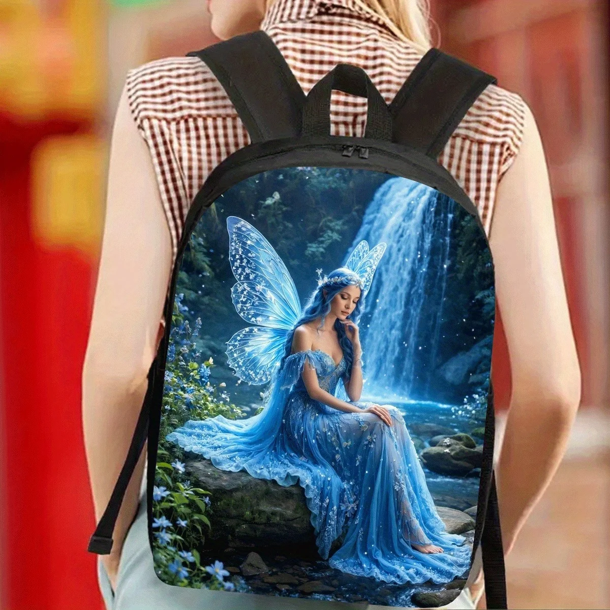 

[Официальный] JIT 1 шт., рюкзак Elf большой вместимости 17 дюймов, повседневный, для ноутбука, с держателем для бутылки с водой - Легкий