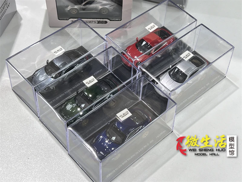Minichamps 1/64 911 992 GT3 TOURING Legering Speelgoed Motorvoertuig Diecast Metaal Model Geschenken