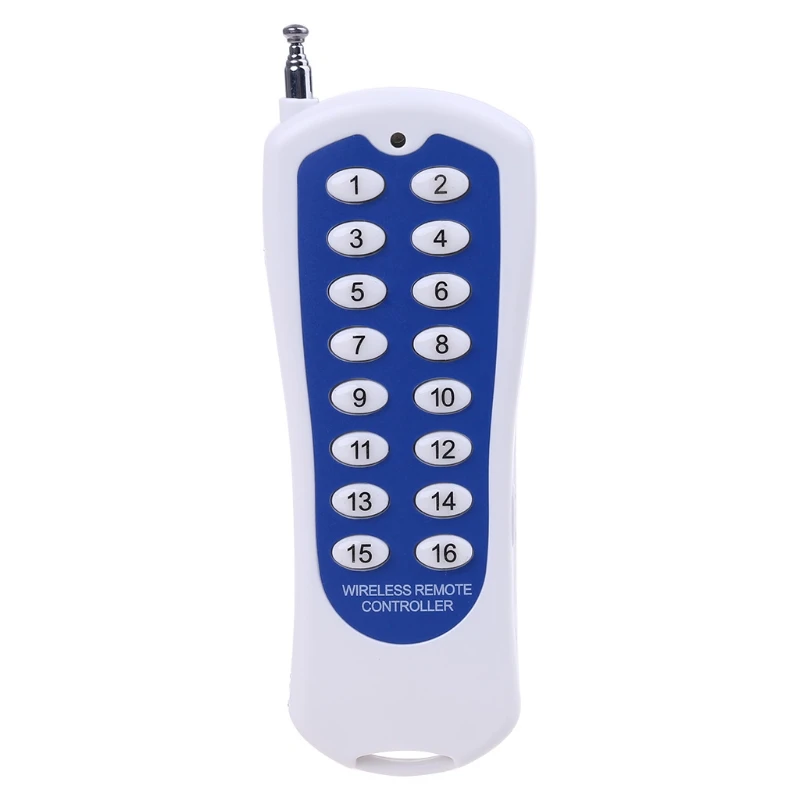 DC12V 16CH RF Wireless Remote Control 16 Keys Wireless Transmitter for Electronic Door Alarm Dropshipping