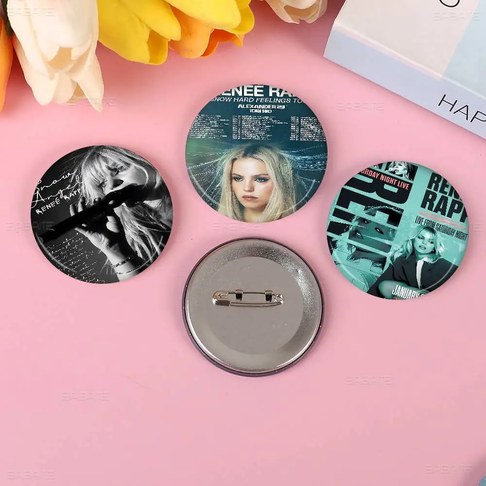 مغني البوب الممثل رينيه راب خمر 58 مللي متر الحيوانات مضحك دبابيس شارة ظهره الملابس هدية التبعي #2