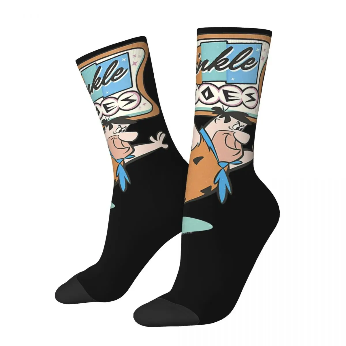 The Flintstone Twinkle Toes Bowling Alley Outfits Men Women Socks Sweat Absorbing High Quality Middle Length Socks Super Soft