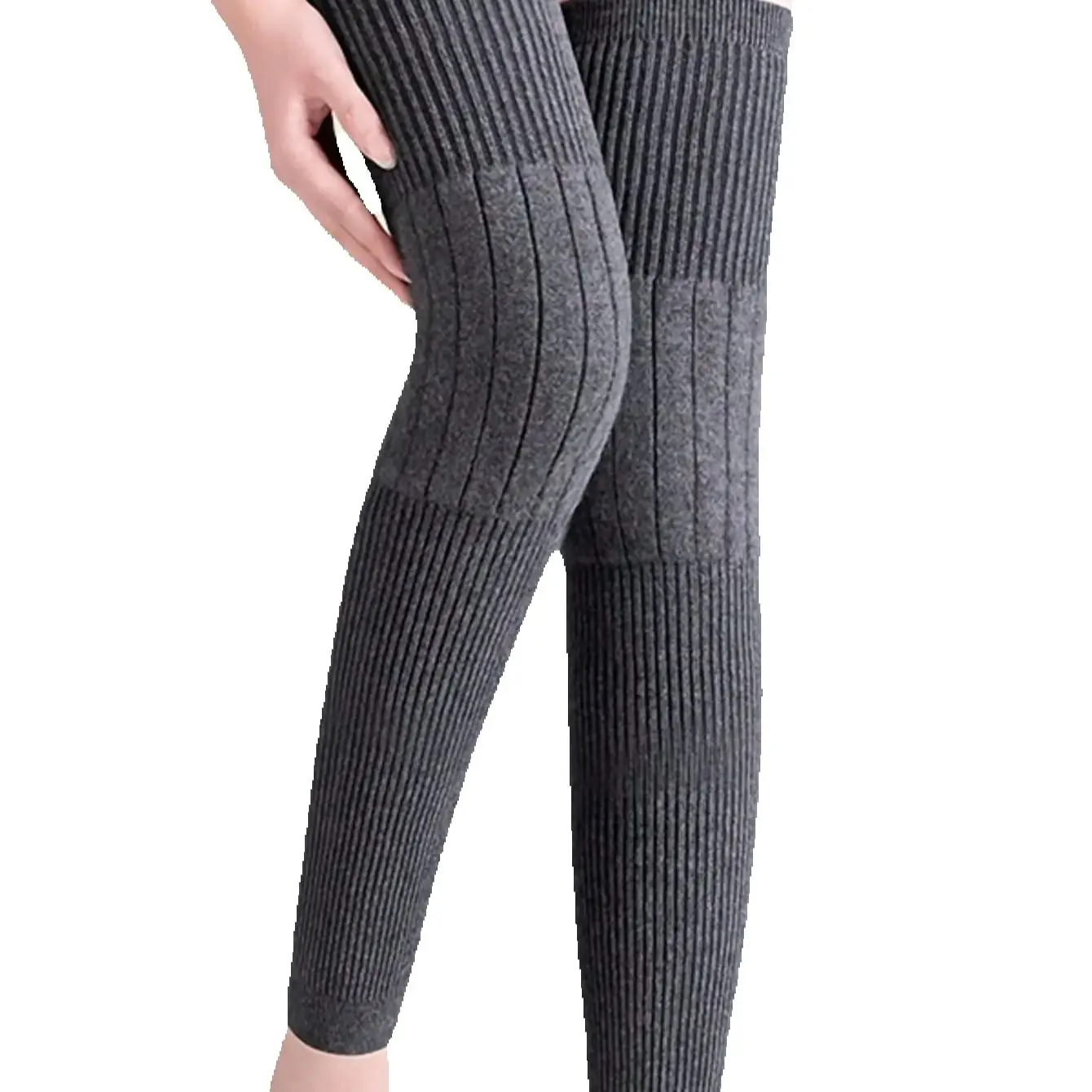 وسادات الركبة للرجال والنساء، دفء الخريف والشتاء والحماية من البرد، تدفئة الساق للحماية من باردة الساق الموسعة، وسادات ركبة سميكة خاصة