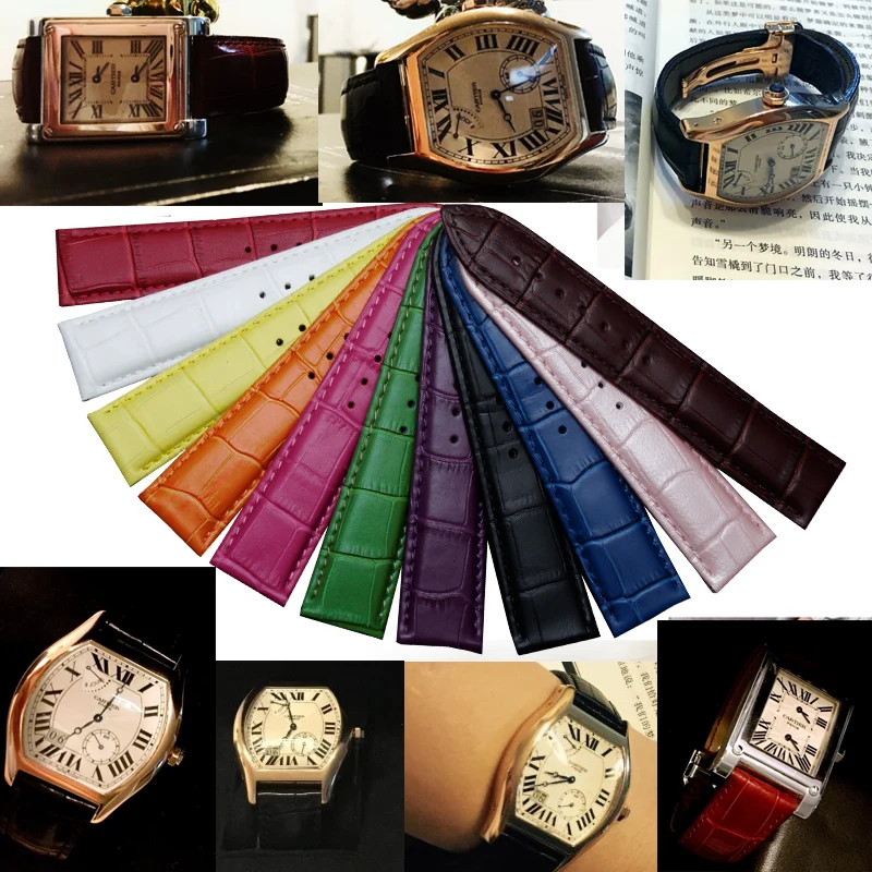 Leather Strap Instead Of Key Turtle Tnk Series Leather Watch With Flat Interface 12/13/14/15/16/17/18/19/20/21/22/23/24mm.