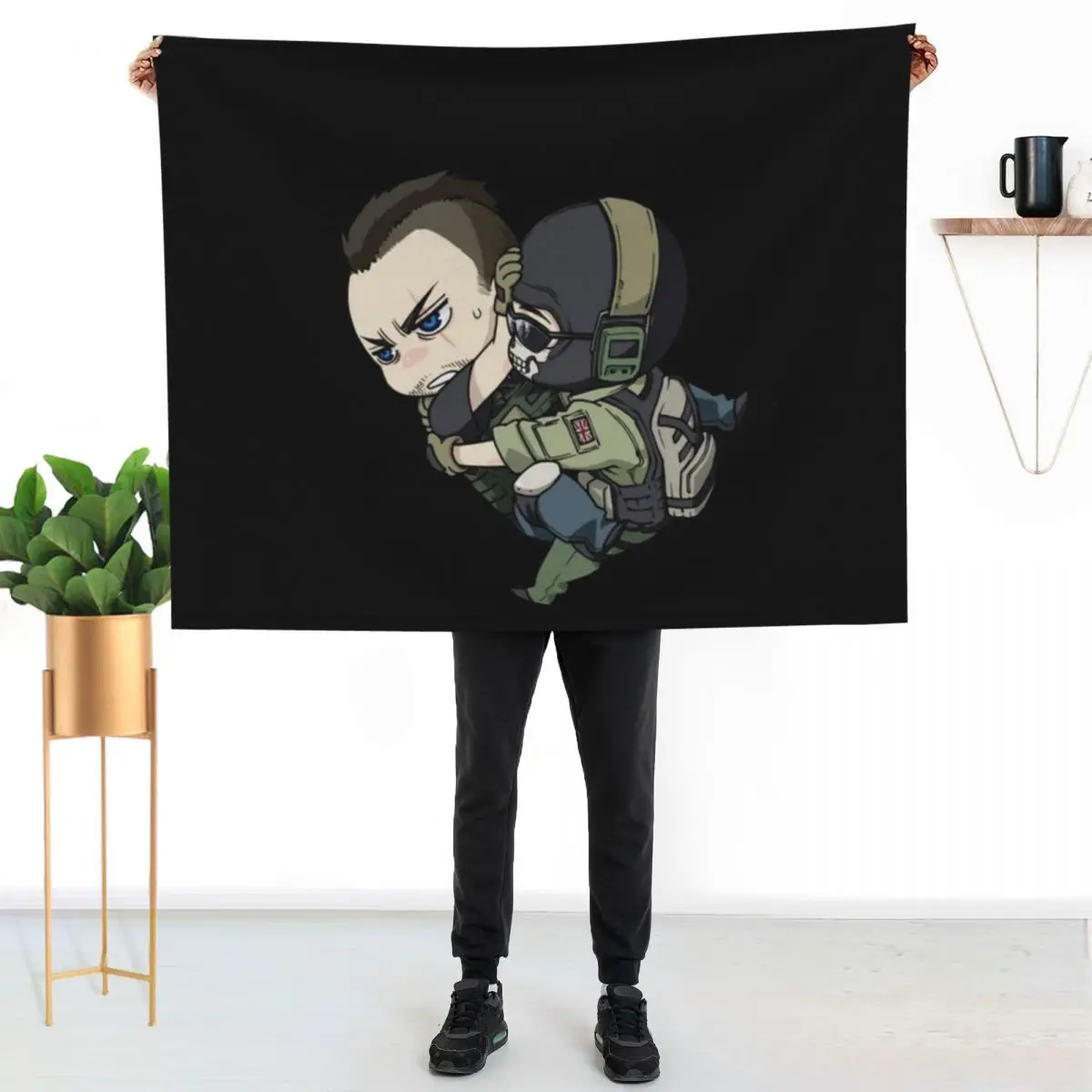 Call of duty modern Throw Blanket All Weather Soft Throw Blanket for Sofa