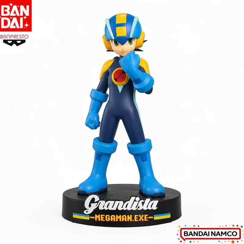 

In Stock Bandai Original Banpresto Rock Man Battle Network Saito Hikari Action Figure Model Doll Brand New Boxed Anime