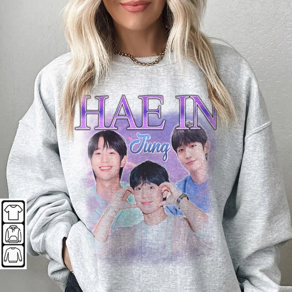 Jung Hae In Kpop Sweatshirt Jung Haein D.P. 2 Merch Kdrama Fan Meeting Tee v1 Vintage Retro Unisex Shirt Hoodie Bootleg 2010 TKV