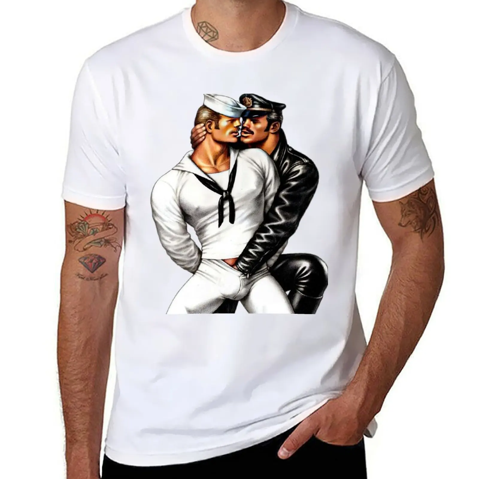 

Tom of Finland T-Shirt t shirts for man graphic tees t shirts for man cotton soft T-Shirt