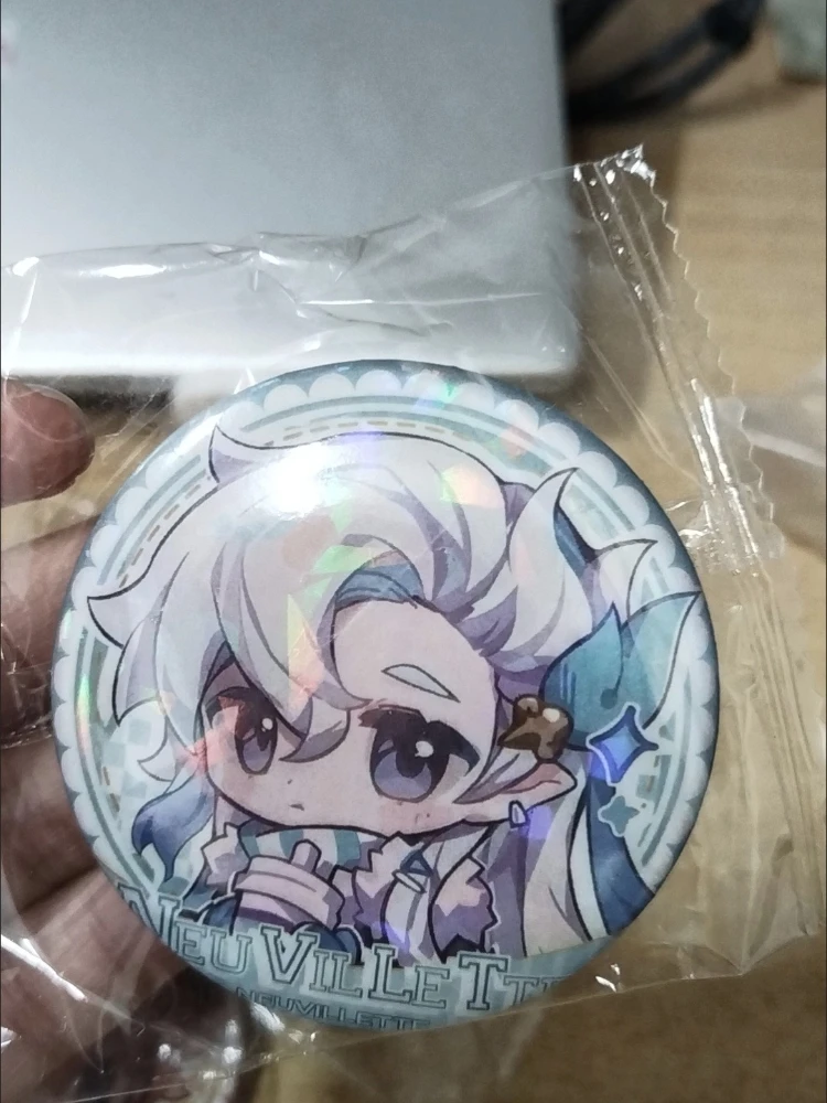 Anime Genshin Impact Fans fonctionne dessin animé mignon Cullet Laser broche Badge Cosplay accessoires pour vêtements sac à dos décor broche cadeau