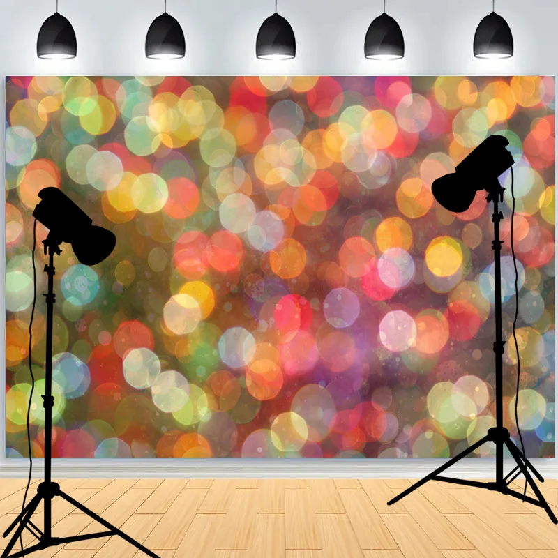 Bokeh Spot Soft-Focus Halo effect Photography Background Portrait Shooting Wrinkle-Resistant Photo Studio Backdrops LD-14