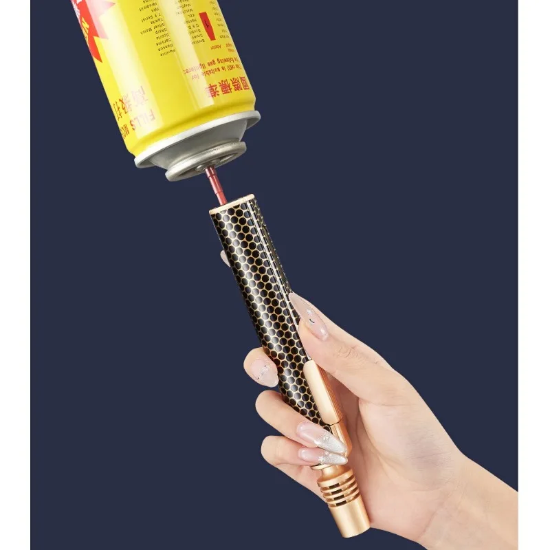 JOBON Firepower Big Flame Windproof Jet Blue Flame Butane Gas Torch Lighter Visible Gas Window Outdoor BBQ Kitchen Cigar Lighter view 5