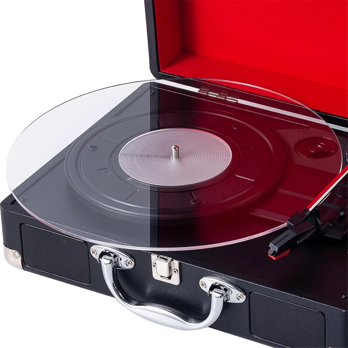 Acrylic Turntable Mat, 12inch Slip Mat for Viny Record Player, 3mm Thick Acrylic Platter Slipmat Replacement&A22K