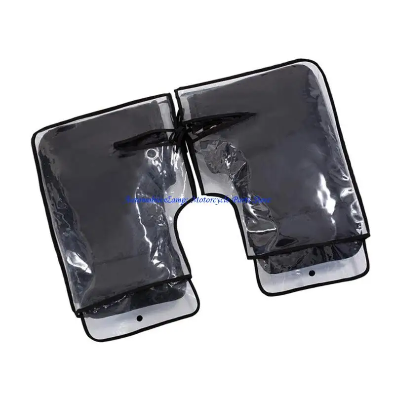 H7BD Year Round Motorcycle Hand Guards Windproof Oxford Material Quick Mount Riding E