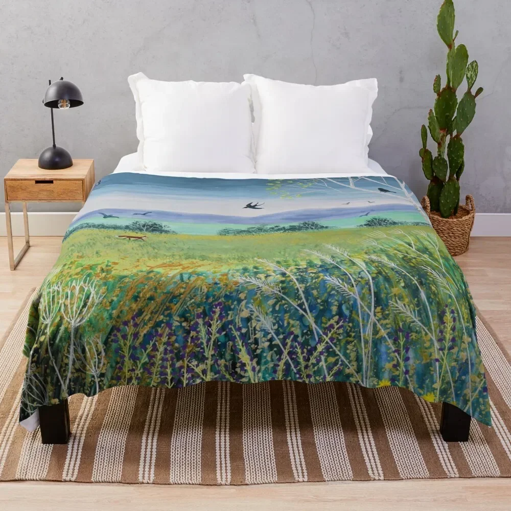 

Approaching Storm Throw Blanket Portable Lightweight Blanket for Travel Camping