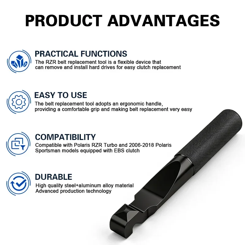 Clutch Puller Remove Tool Primary Drive 2870506 PP3078 15-878 30260 Replacement for Polaris 1985-2016