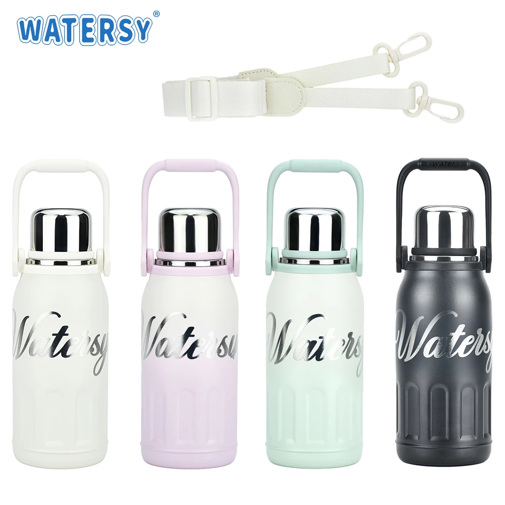 

1200ML 316 Stainless Steel Thermos Bottle Large Capacity Insulated Cup Cold and Hot Thermal Mug Vacuum Flask Portable Gym Kettle