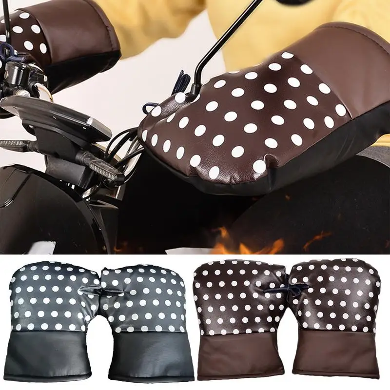 Bikes Handlebar Mittens Bicycles Clothing Cover Motorcycle Handlebar Mittens Bicycles Warm Gloves Handle Handlebar Cover For