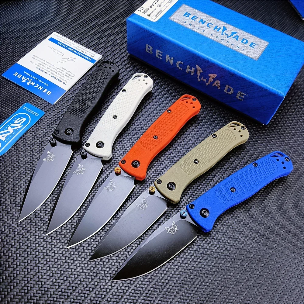 Utility BM 533 Mini Folding Pocket Knife Outdoor Folding Blade Knife Stainless Steel Hunting Survival EDC Camping Tools