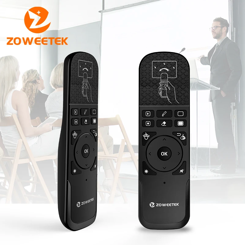 

Zoweetek i7 2.4G Wireless Keyboard Air Fly Mouse Remote Control Laser Pen Pointer Presenter for PC HTPC Android TV Box X360 PS3