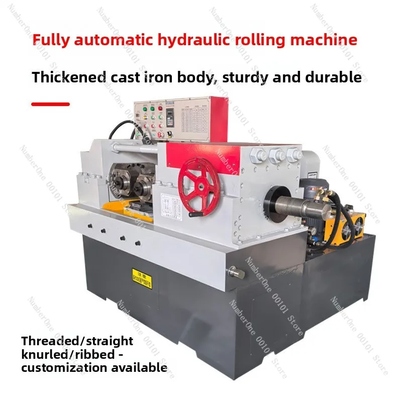 Automatic CNC Reticulated Thread Thread Machine New Hydraulic Thread Rolling Machine Straight Rolling