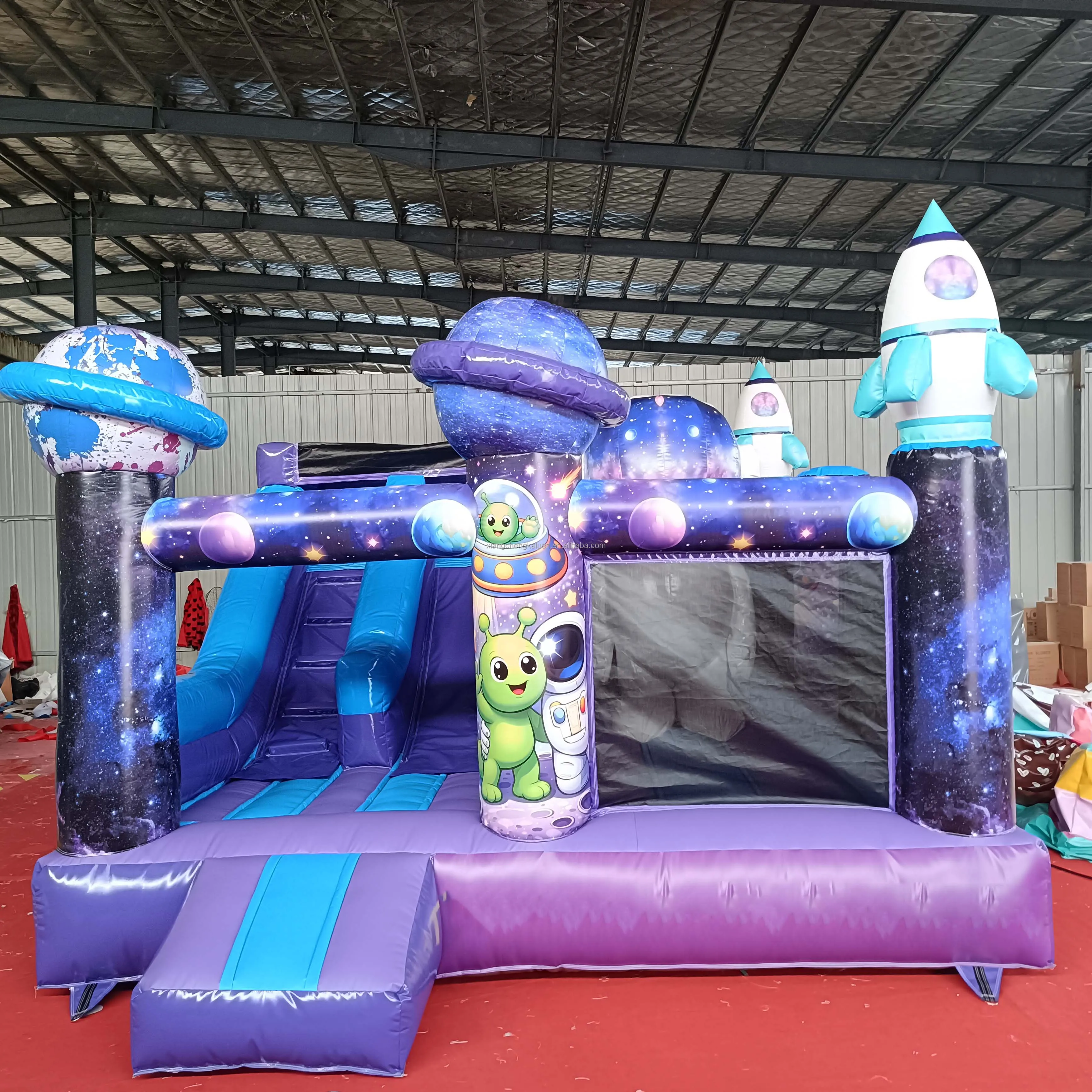 4m*5m Şatosu, PVC Şişme Ev, Yü - Kids Outdoor House incelemesi ve fiyatı