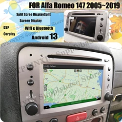 Intelligent System Car Radio With Android Screen For Alfa Romeo 147 2005 2006 2007 2008 2009 2010-2019 GPS Autostereo Head Unit