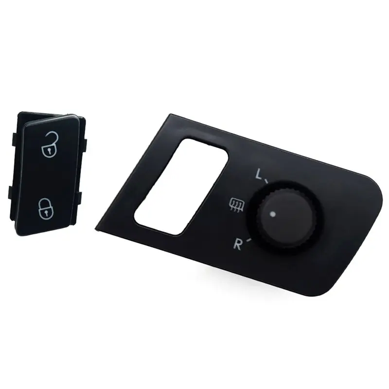 

Adjust Knob Mirror Switch Side Door Control Switch 1T1 959 565F 565K 565G 1T1959552 1T0962125B For VW Touran Caddy 03- 17