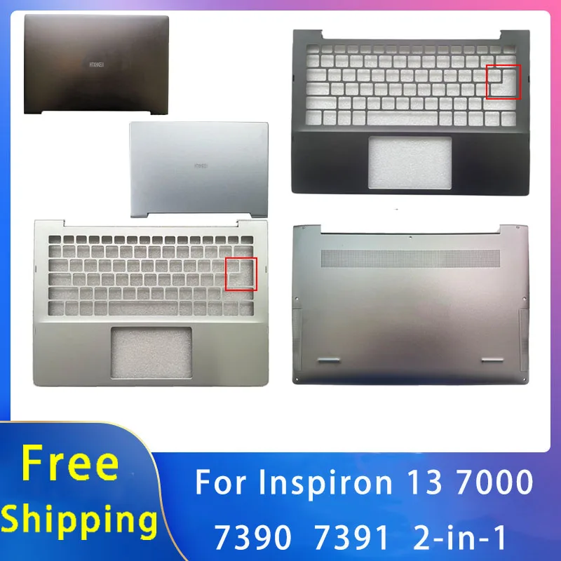 

Новинка для Dell Inspiron 13 7390 7391 2-в-1; аксессуары для ноутбуков, задняя крышка ЖК-дисплея, упор для рук или нижняя часть 0ND1K9 03DYYY