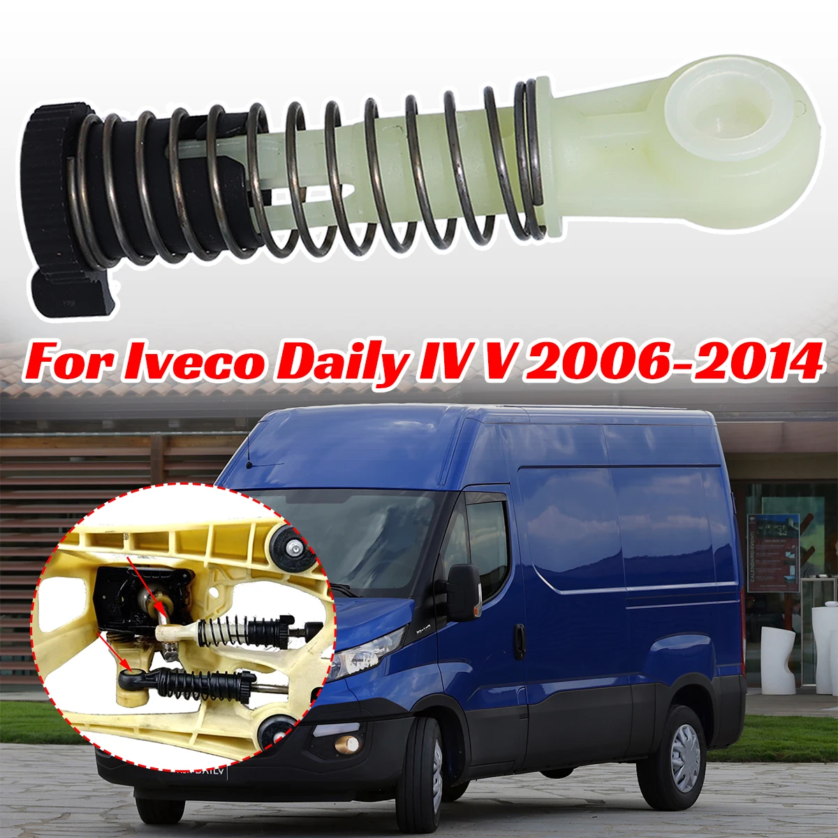 

For Iveco Daily Mk4 Mk5 IV V 2006 2007 2008 2009 2012-2014 2.3 Manual Gear Shift Selector Lever Linkage Cable End Rod Connector